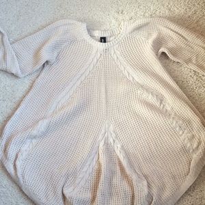 Agnes & Dora Cable Pullover Swing Sweater Size S